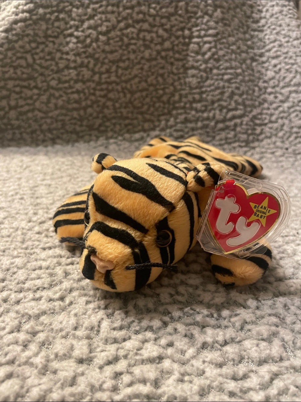 2/15$ Ty Beanie Baby “Stripes” Tiger